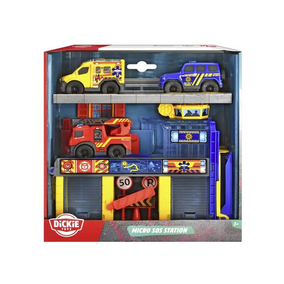 Dickie Micro SOS Station 3 Araçlı İstasyon 203713017
