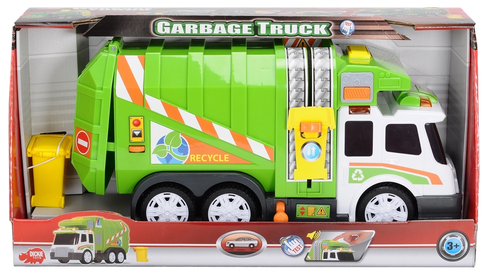 Мусоровоз сказка. Мусоровоз Dickie Toys Garbage Truck (3308357 3418335). Мусоровоз Garbage Truck игрушка. Dickie Toys Garbage Truck мусоровоз. Мусоровоз Dickie Toys 3308369.