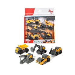 Dickie - Dickie Volvo Micro Workers 5’li İnşaat Araç Seti 9 Cm 203722008
