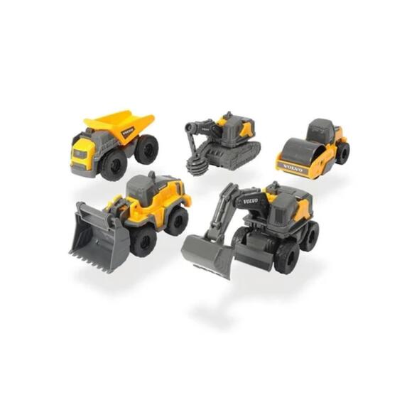 Dickie Volvo Micro Workers 5’li İnşaat Araç Seti 9 Cm 203722008