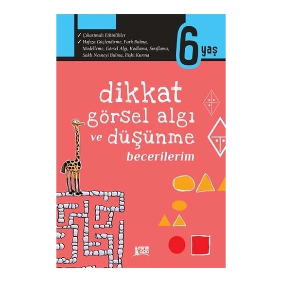 Dikkat,Görsel Algı ve Düşünme Becerilerim 6 Yaş