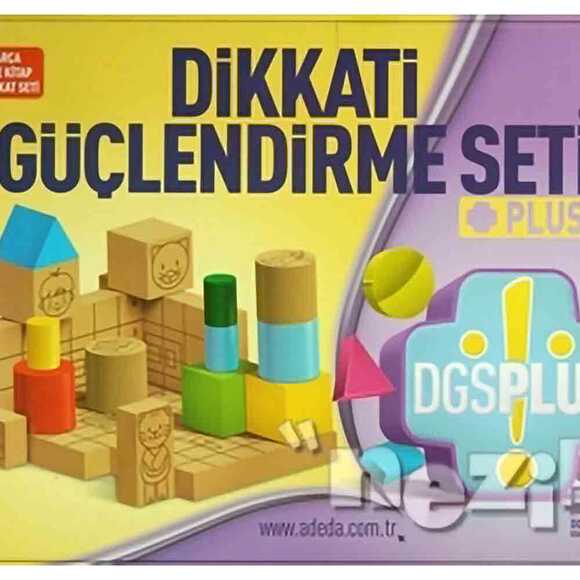 Dikkati Güçlendirme Seti Plus (Materyalli 3 Yaş - Karton Kutulu)