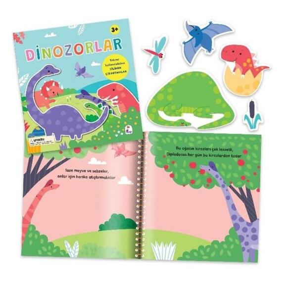 Dinozorlar - Silikon Çıkartmalı