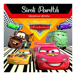 Disney Arabalar Simli Parıltılı Boyama Kitabı - Thumbnail