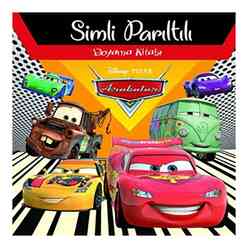 Doğan Egmont - Disney Arabalar Simli Parıltılı Boyama Kitabı