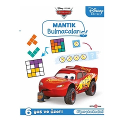 Disney Eğitsel Arabalar Çıkartmalı Mantık Bulmacaları - Thumbnail