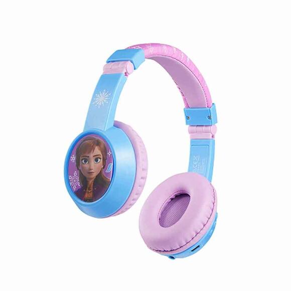 Disney Frozen Karlar Ülkesi - Anna Elsa Mikrofonlu Bluetooth Kulaklık Kablosuz Çocuk Kulaklığı Lisan