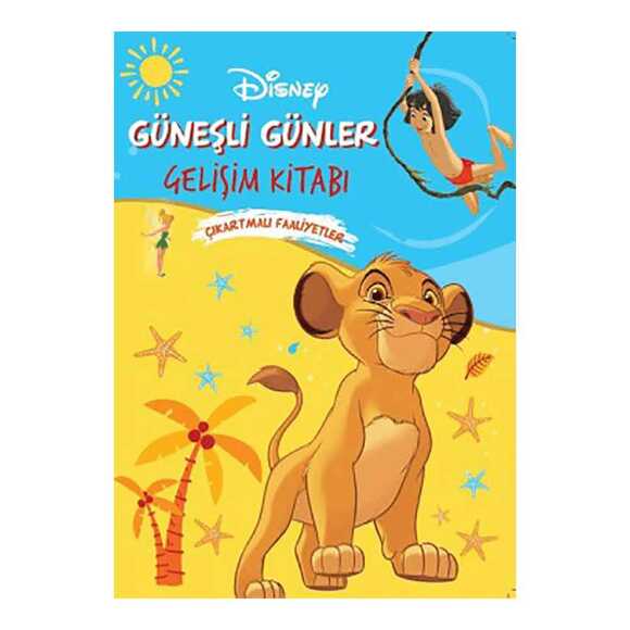 Disney Güneşli Günler Gelişim Kitabı Çıkartmalı Faaliyetler
