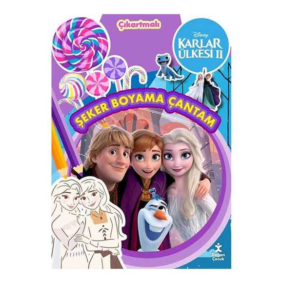 Disney Karlar Ülkesi 2 - Şeker Boyama Çantam - Çıkartmalı