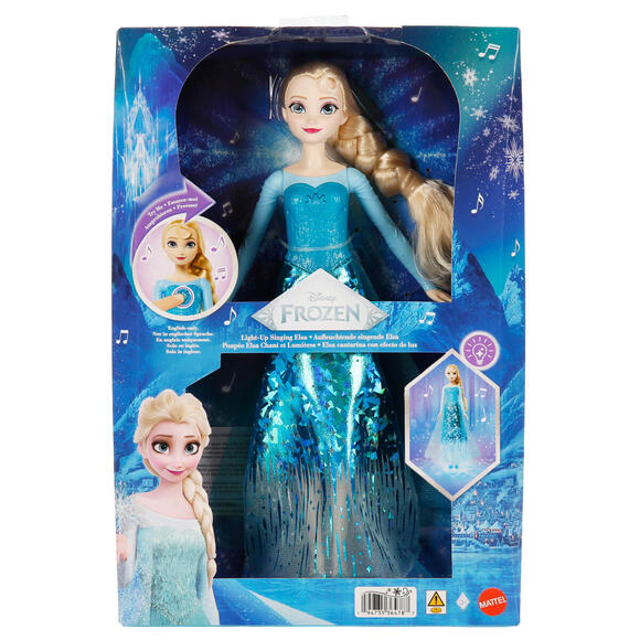 Disney Karlar Ülkesi Işıklı ve Şarkı Söyleyen Elsa Bebek JLJ07