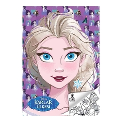 Disney Karlar Ülkesi Kraliçe Elsa Boyama Kitabı - Thumbnail