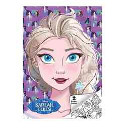 Disney Karlar Ülkesi Kraliçe Elsa Boyama Kitabı - Thumbnail