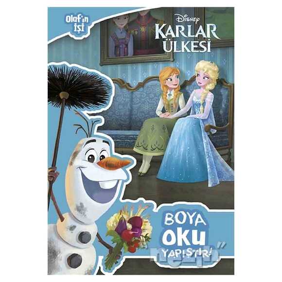 Disney Karlar Ülkesi - Olaf’ın İşi Boya Oku Yapıştır