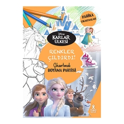 Doğan Egmont - Disney Karlar Ülkesi Renkler Çıldırdı Çıkartmalı Boyama Partisi