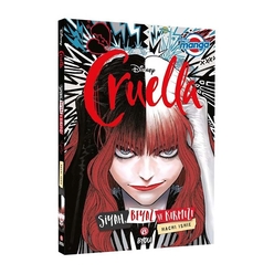 Disney Manga Cruella Siyah, Beyaz Ve Kırmızı - Thumbnail