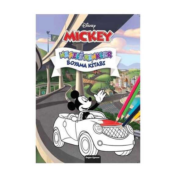 Dısney Mıckey Neşeli Renkler Boyama Kitabı
