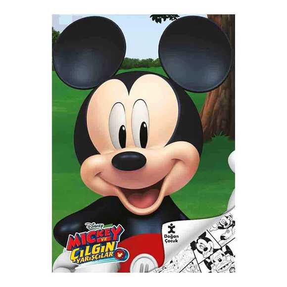 Disney Mickey Yarışları Boyama Kitabı