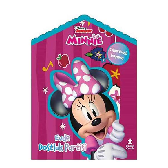 Disney Minnie Evde Çıkartmalı Boyama