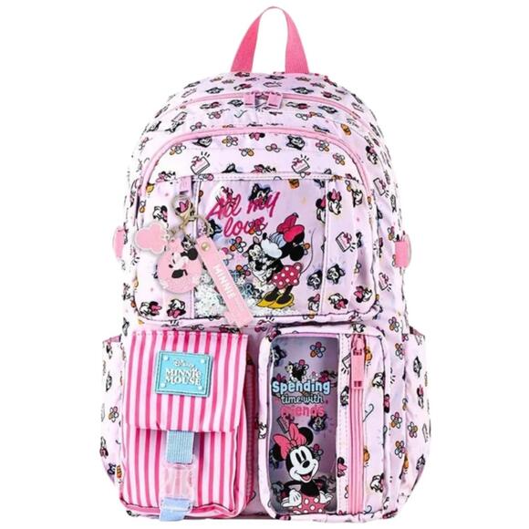 Disney Minnie Mouse Okul Çantası Charm-Lx 49302