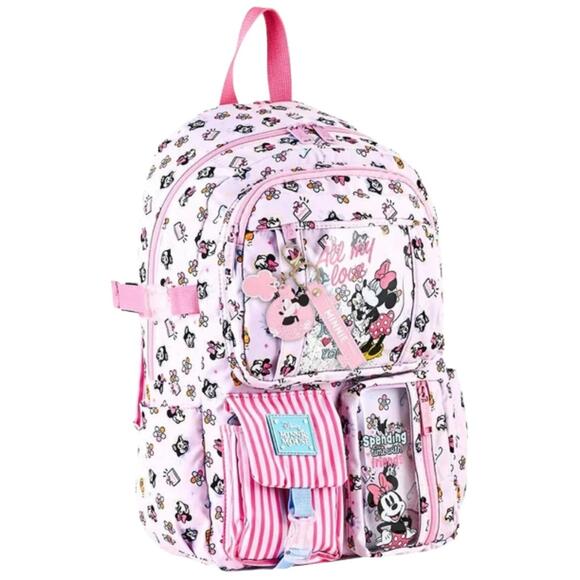 Disney Minnie Mouse Okul Çantası Charm-Lx 49302