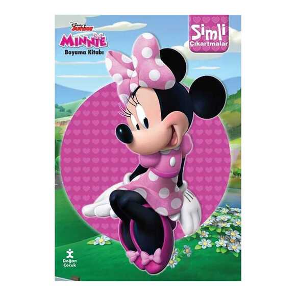 Disney Minnie Simli Çıkartmalı Boyama Kitabı