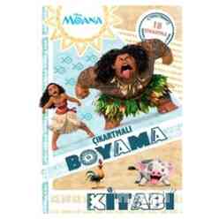 Disney Moana - Çıkartmalı Boyama Kitabı - Thumbnail