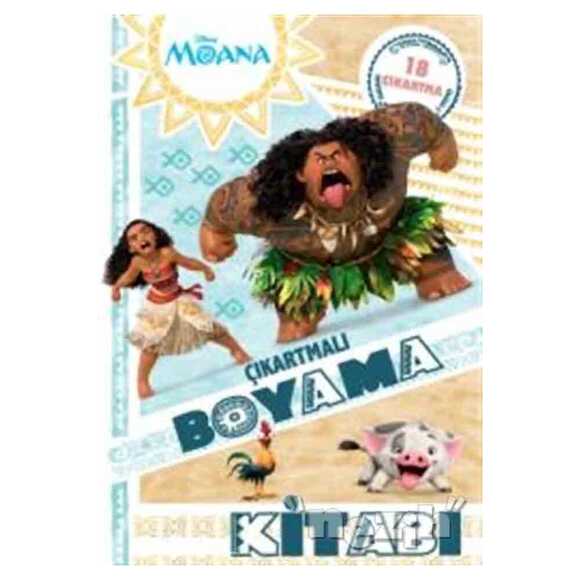 Disney Moana - Çıkartmalı Boyama Kitabı