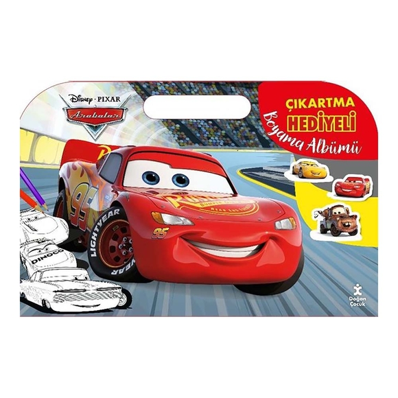 Disney Pixar Arabalar Çıkartma Hediyeli Boyama Albümü
