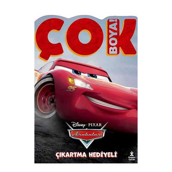 Disney Pixar Arabalar - Çok Boya! Çıkartma Hediyeli