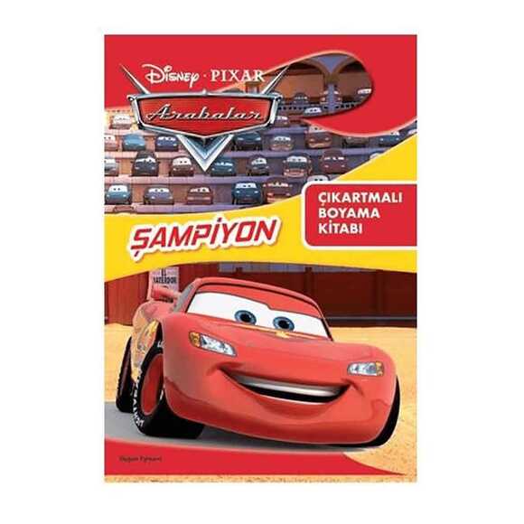 Dısney Pıxar Arabalar Şampiyon Çıkartmalı Boyama Kitabı