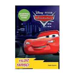 Doğan Egmont - Dısney Pıxar Arabalar Yıldız Yarışçı Çıkartmalı Boyama Kitabı