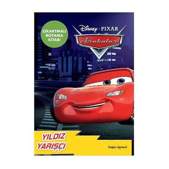 Dısney Pıxar Arabalar Yıldız Yarışçı Çıkartmalı Boyama Kitabı