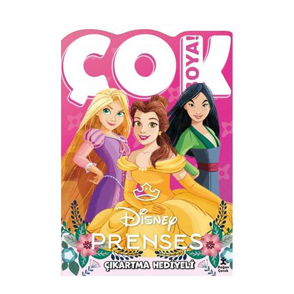 Disney Prenses - Çok Boya! Çıkartmalı Dev Boyama Kitabı