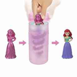 Disney Prenses Color Reveal Renk Değiştiren Ana Karakter Bebekler 1.Seri HMB69 - Thumbnail
