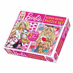 Dıytoy Barbie 2’si 1 Arada Puzzle T01008154 - Thumbnail