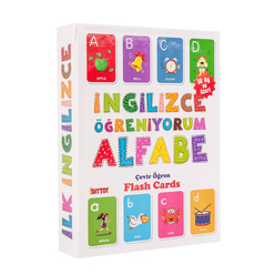 Diytoy Card Book İngilizce Alfabe 7128 - Thumbnail