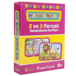 Diytoy Eğitici Flash Card Book Hayvanlar - Thumbnail