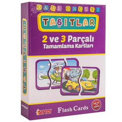 Diytoy Eğitici Flash Card Book Taşıtlar - Thumbnail