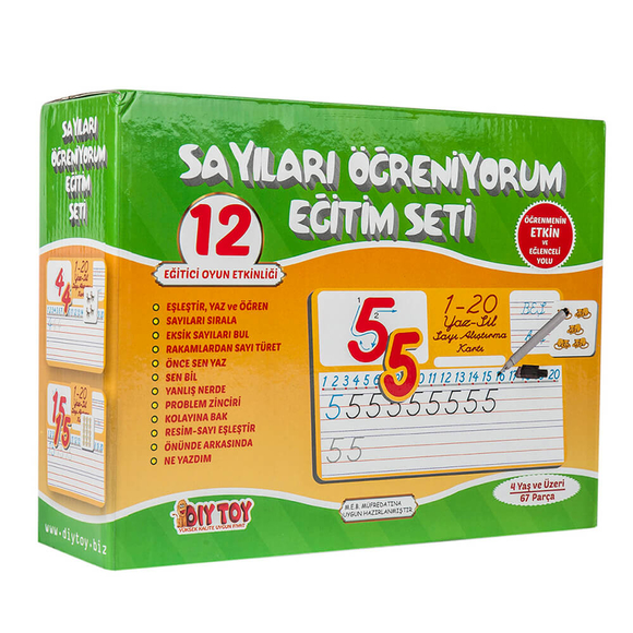 Diytoy Eğitim Seti Sayıları Öğreniyorum 