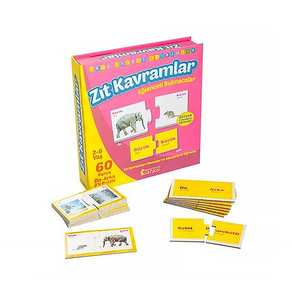 Diytoy Eğlenceli Bulmaca Zıt Kavramlar