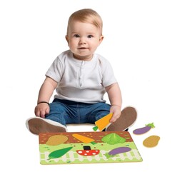Dıytoy Fisher Price Tak Çıkar Puzzle Meyve Sebze - Thumbnail