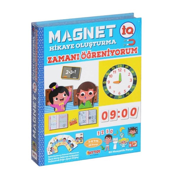 Diytoy Magnetıo Zamanı Öğreniyorum 