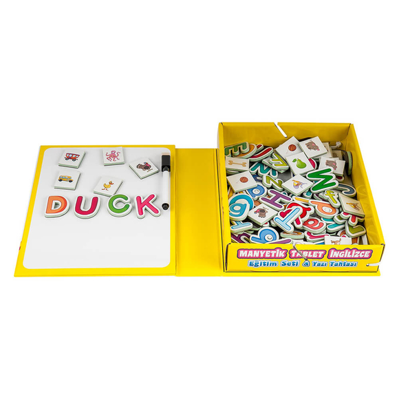 Diytoy Manyetik Tablet İngilizce Seti