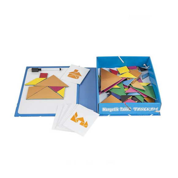 Diytoy Manyetik Tablet Tangram ve Yazı Tahtası