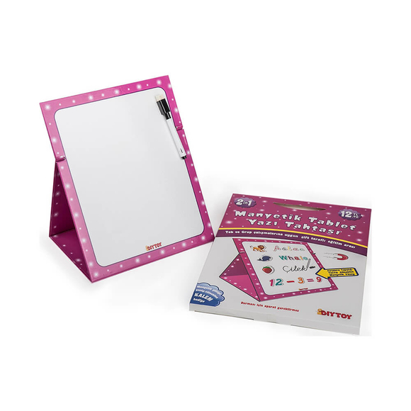 Diytoy Manyetik Tablet Yazı Tahtası Pembe