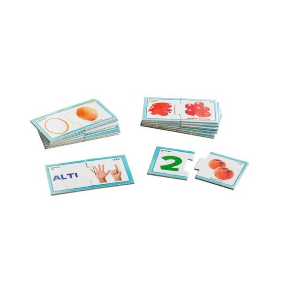 Diytoy Puzzle Eğlenceli Sayılar Renkler Şekiller