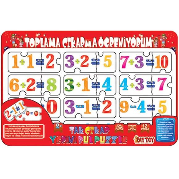 Diytoy Puzzle Toplama Çıkarma 1132