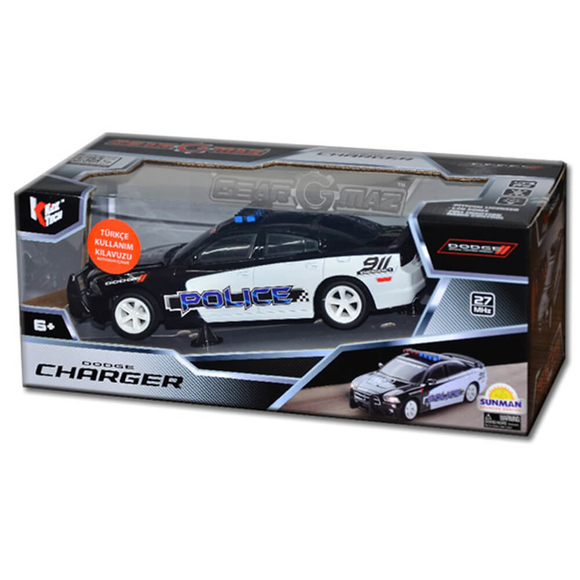 Dodge Charger Police Uzaktan Kumandalı Araba 1:26 Ölçekli 89231