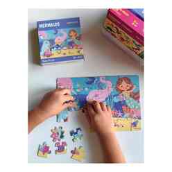 Doerkids Deniz Kızı Mini Puzzle - Thumbnail