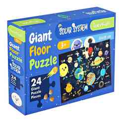 Doerkids Dev Solar Sistem, Eğitici Gezegenler Puzzle - Thumbnail